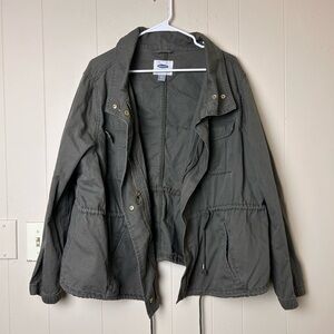 Old Navy Army Green Utility Jacket XXL
